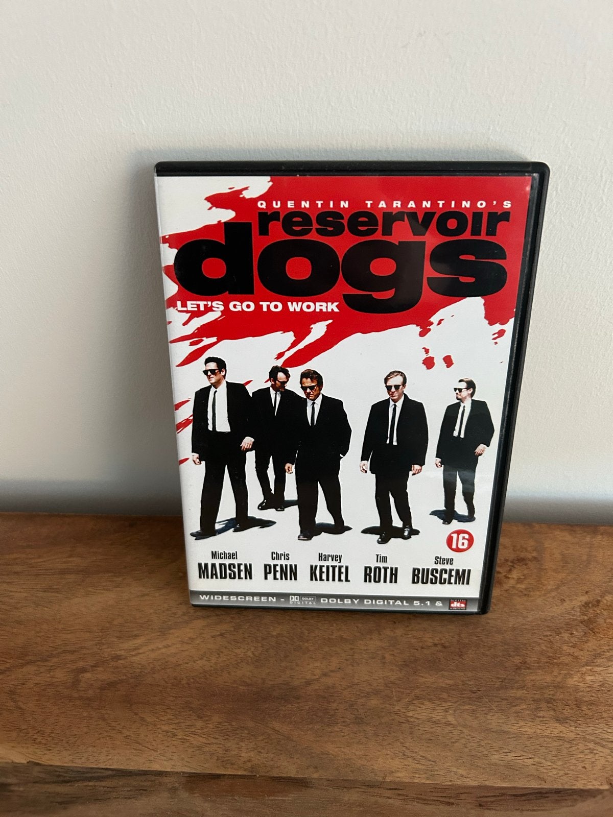 Reservoir Dogs DVD - Quentin Tarantino's Debuutfilm, Maffia en Misdaad, Engels, Vanaf 16 jaar, Nederlands