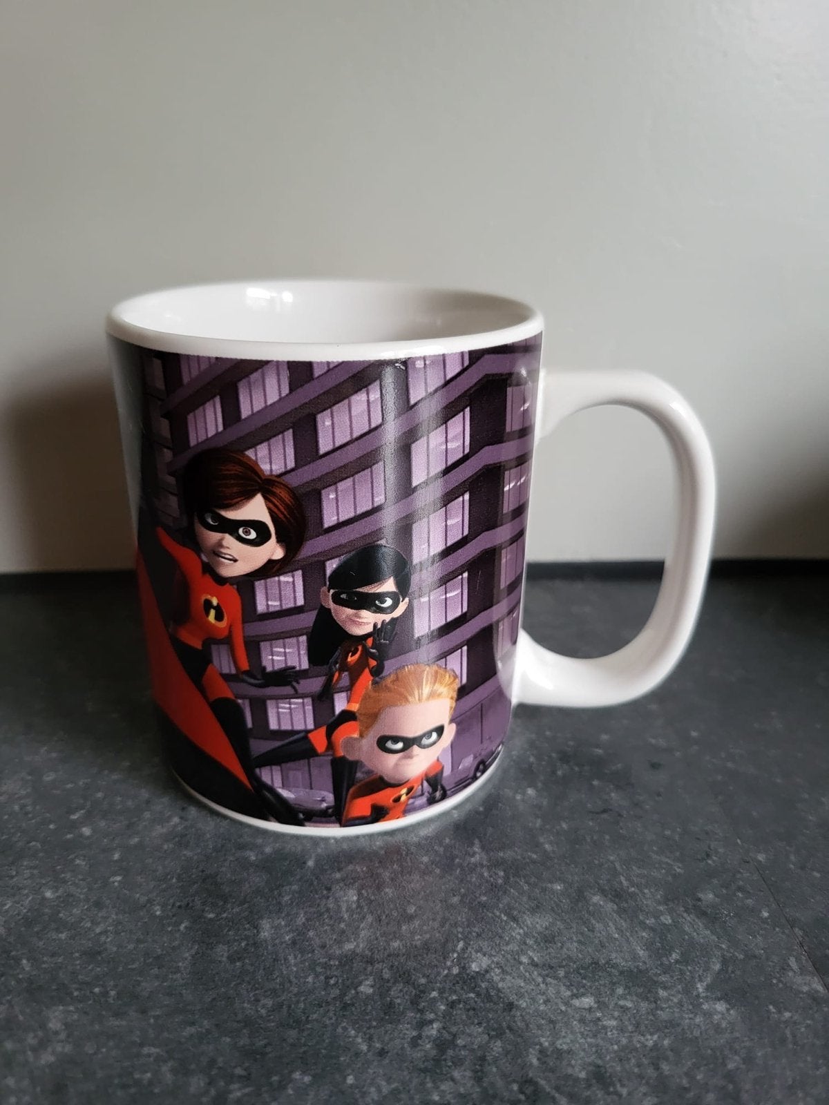 The Incredibles Mok - Disney Pixar, Ophalen of Verzenden, Gebruikt, Keramiek, Mok