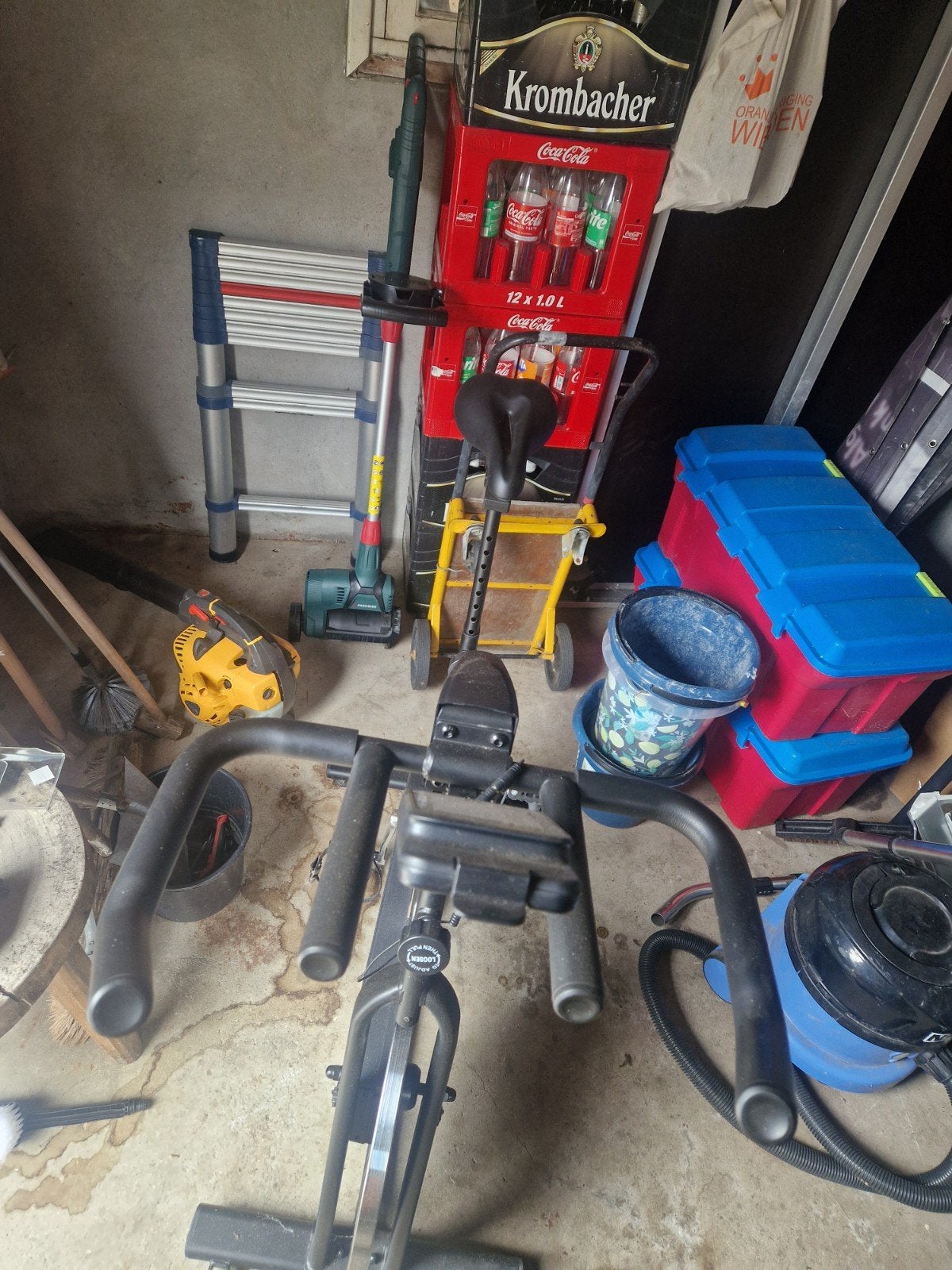 Spinningfiets voor thuistraining, Ophalen, Spinningfiets, Zo goed als nieuw, Metaal