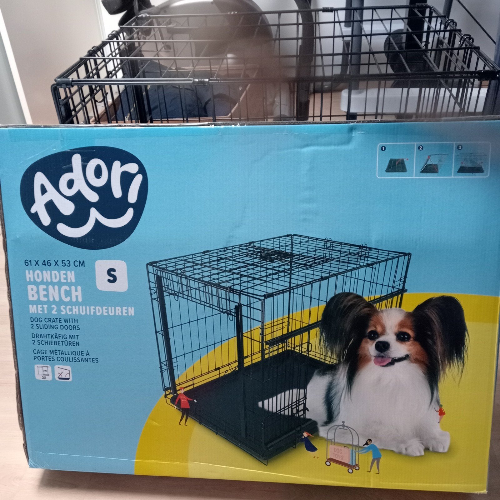 Te koop kleine honden bench, Dieren en Toebehoren, Hondenbenches, Ophalen, Nieuw