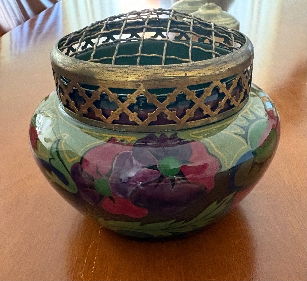 Goudse plateel rozenbowl Art Deco, Ophalen of Verzenden
