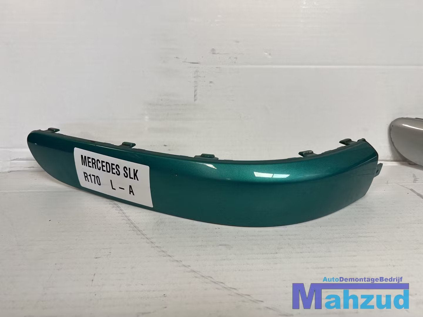 MERCEDES SLK R170 groen Links achter bumper strip A170885052, Gebruikt, Mercedes-Benz AG, Mercedes-Benz, Ophalen of Verzenden