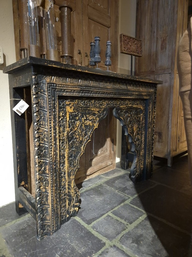Wandtafel zwart gouden details, Ophalen, Nieuw, Minder dan 150 cm, Minder dan 100 cm