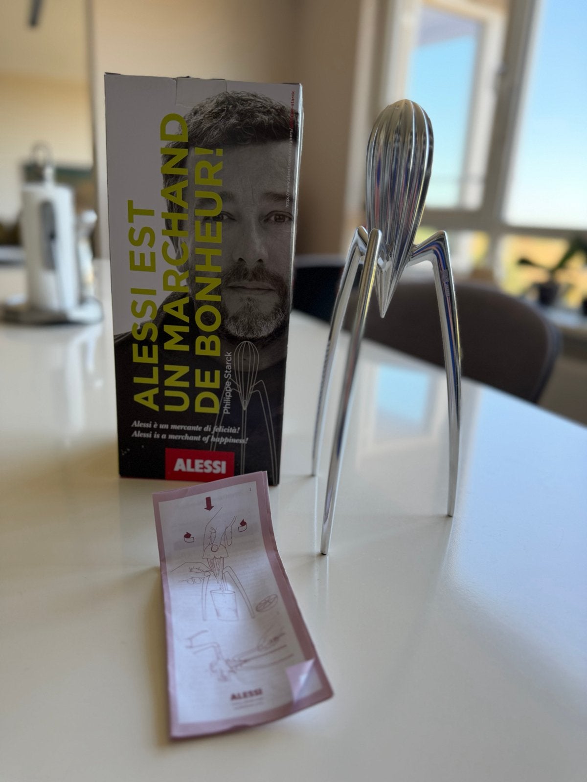 Alessi Citruspers "Juicy Salif" - Zo goed als nieuw, Ophalen, Overige typen, Zilver, Zo goed als nieuw