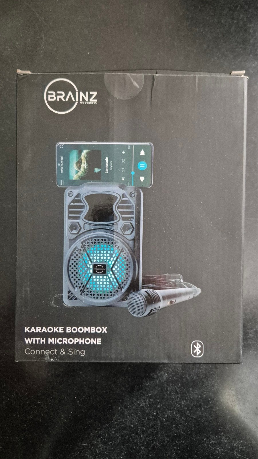 Brainz Karaoke Boombox met Microfoon - Connect & Sing, Audio, Tv en Foto, Karaoke-apparatuur, Ophalen of Verzenden