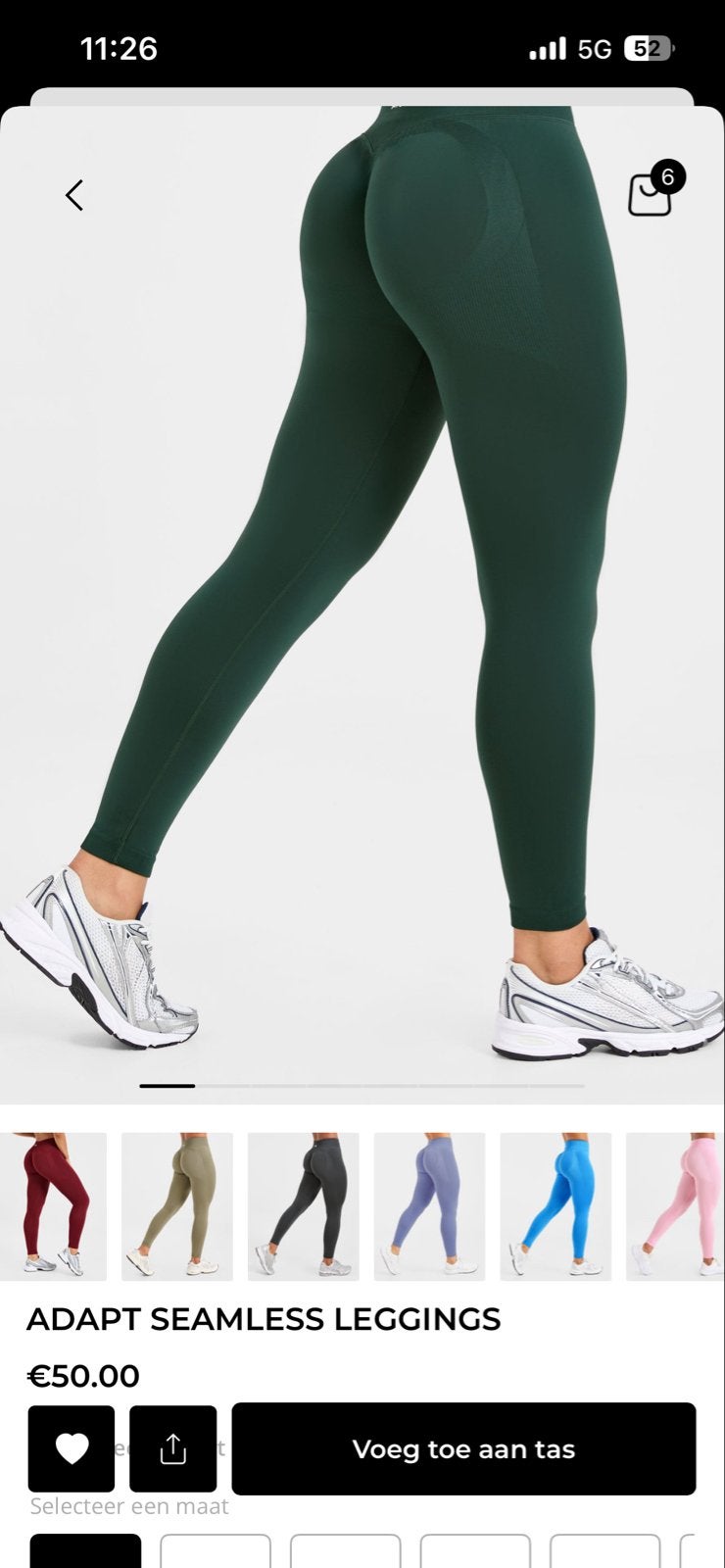 AYBL Adapt Seamless Legging - Maat S - Nieuw, Ophalen of Verzenden, Nieuw, Maat 36 (S), Groen
