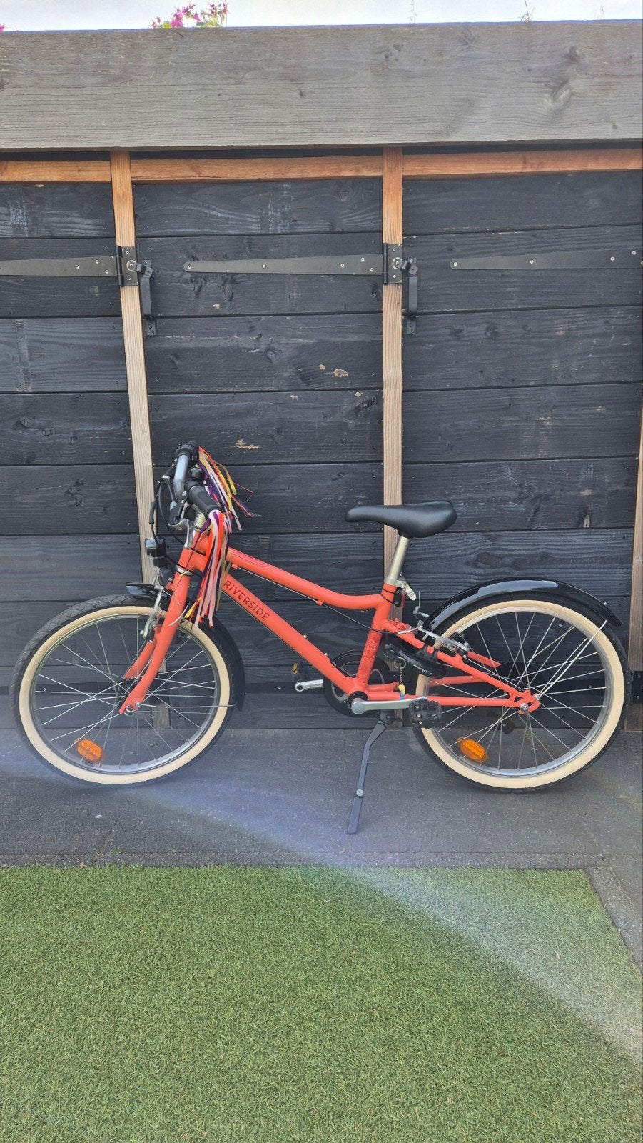Btwin meisjesfiets riverside500 20 inch koraal, Fietsen en Brommers, Fietsen | Meisjes, Ophalen, Velgrem, Versnellingen, Btwin (Decathlon)