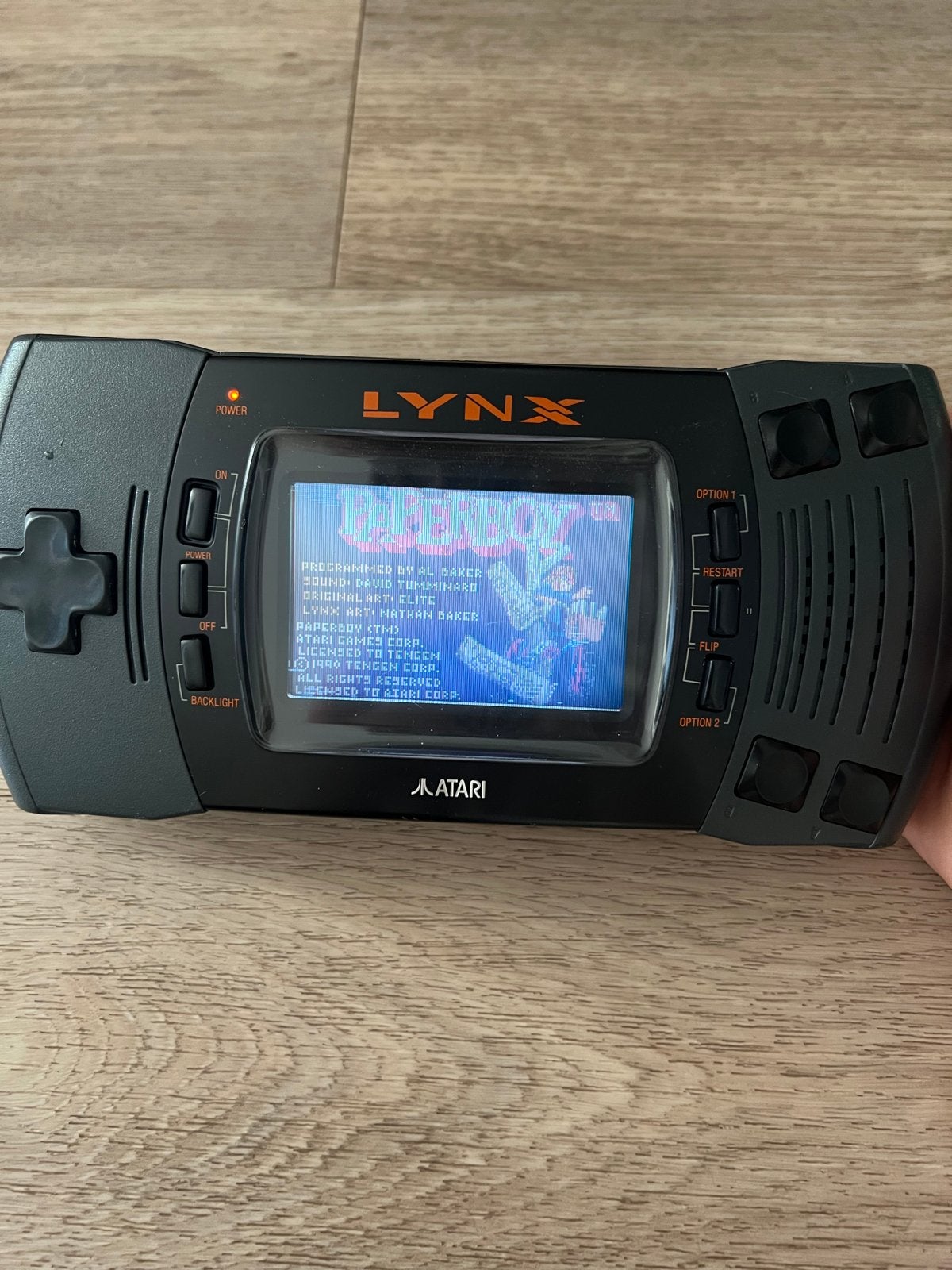 Atari Lynx met 6 games, Spelcomputers en Games, Ophalen of Verzenden, Met 1 controller, Atari Lynx, Gebruikt