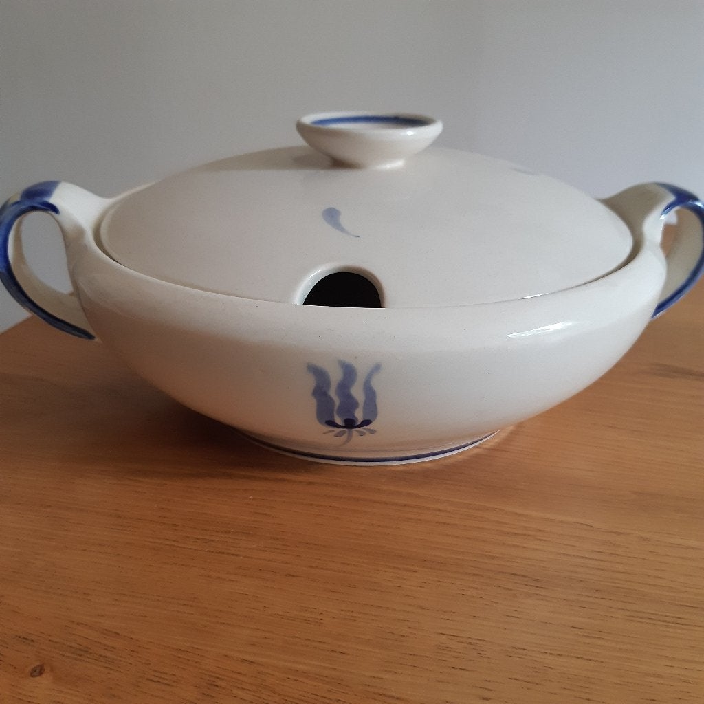 Vintage Goedewaagen Soepterrine/Dekschaal, decor Olaf. 1940, Antiek en Kunst, Ophalen of Verzenden