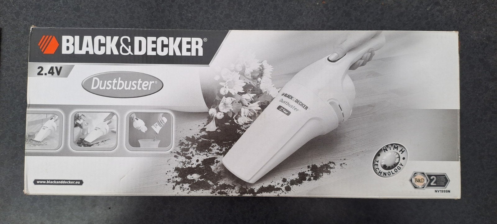 Black&Decker dustbuster 2.4V. Nieuw, Ophalen of Verzenden, Nieuw, Kruimeldief