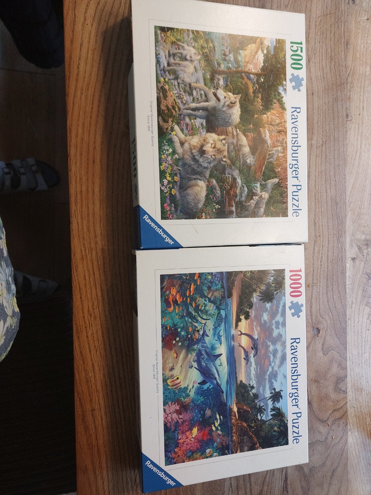 Ravensburger legpuzzels, Hobby en Vrije tijd, Denksport en Puzzels, Ophalen, 500 t/m 1500 stukjes, Gebruikt