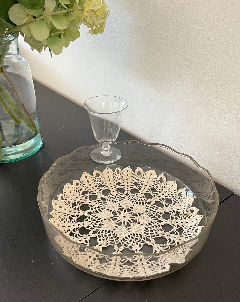 Schaal glas mooi, Antiek en Kunst, Ophalen