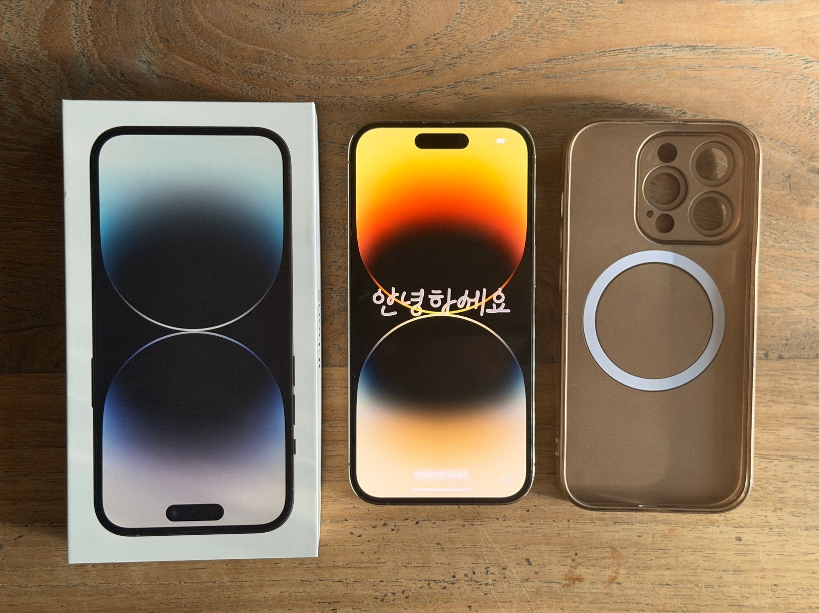 iPhone 14 Pro Gold   Zo goed als nieuw, Ophalen of Verzenden, Zo goed als nieuw, Goud, 128 GB