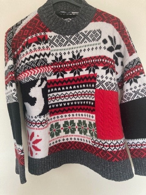 Weekend Max Mara wollen trui met Noorse print, Maat 38/40 (M), Meerkleurig, Ophalen of Verzenden, Zo goed als nieuw