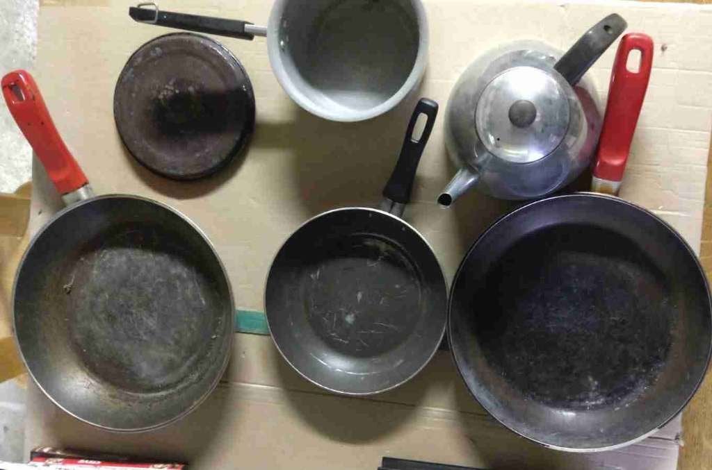 Koekenpannen en meer - er zit GEEN gietijzer bij, Ophalen, Aluminium