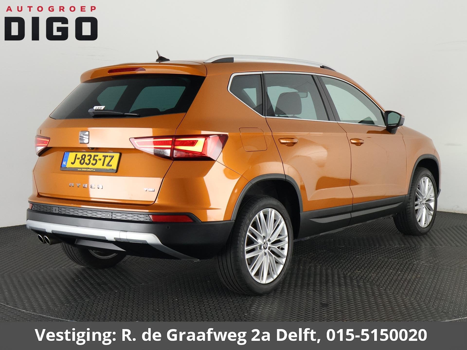 SEAT Ateca 1.4 EcoTSI Style | Stoelverwarming | Navigatie |, Auto's, Gebruikt, 150 pk, Ateca, 1600 kg