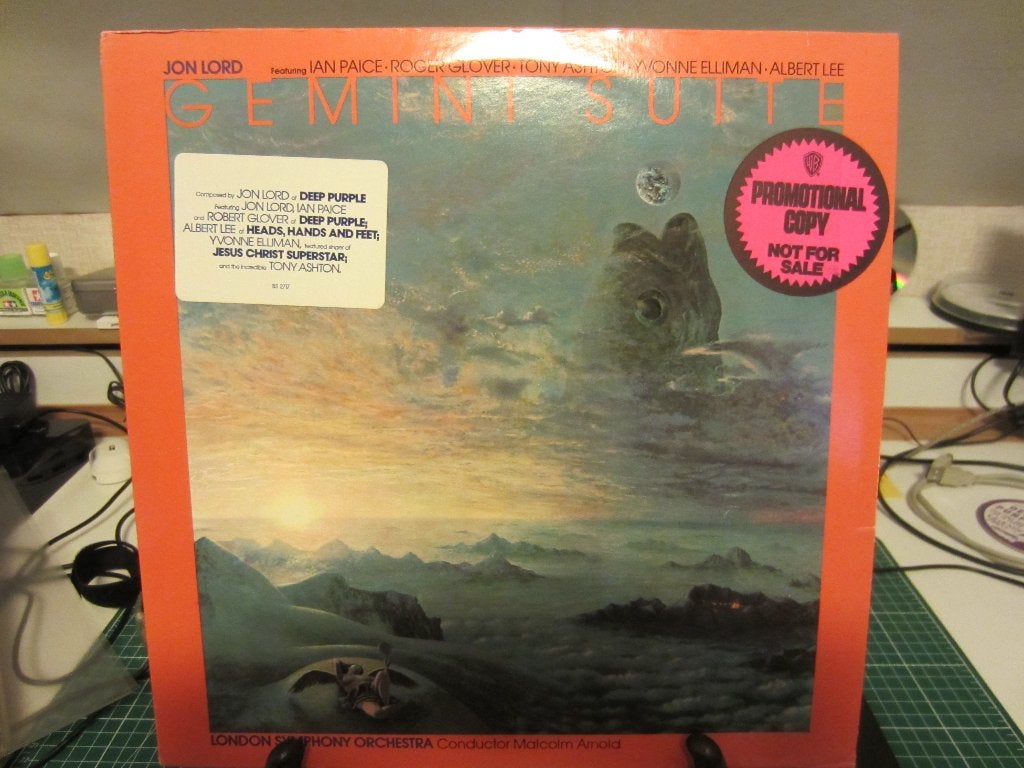 Jon Lord - Gemini Suite (Promo) 1-lp, LP, Fotohoes, Ophalen of Verzenden, 12 inch