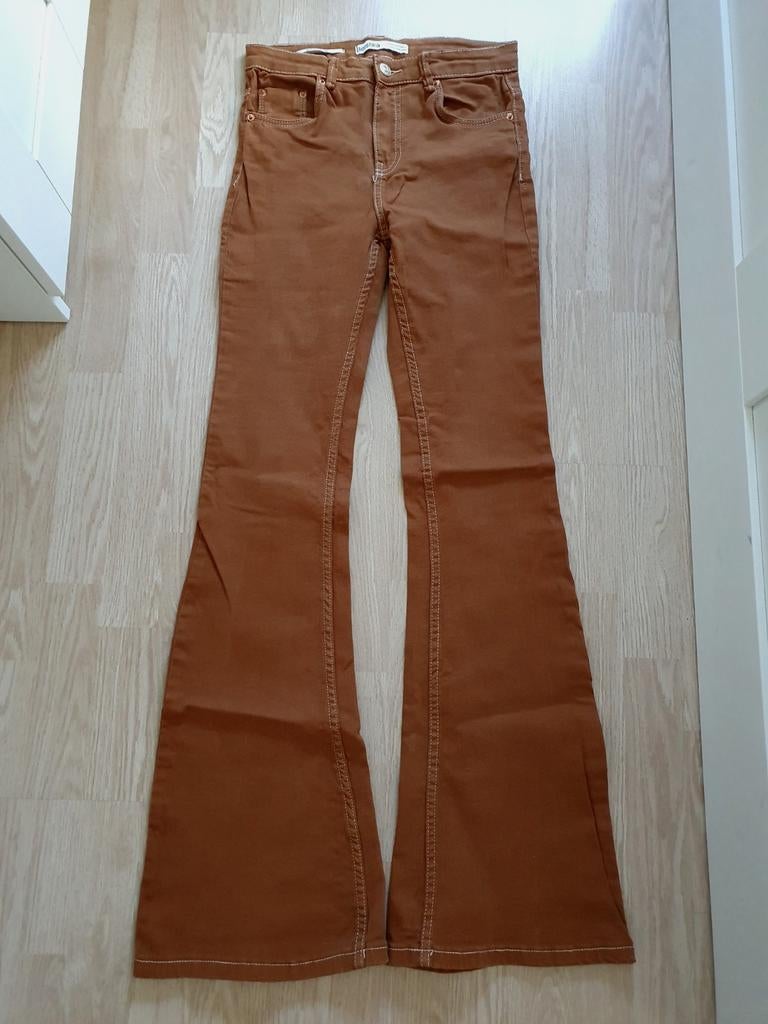 Jeans van Bershka HR flared 34/L34, Overige kleuren, Verzenden, Bershka, Zo goed als nieuw