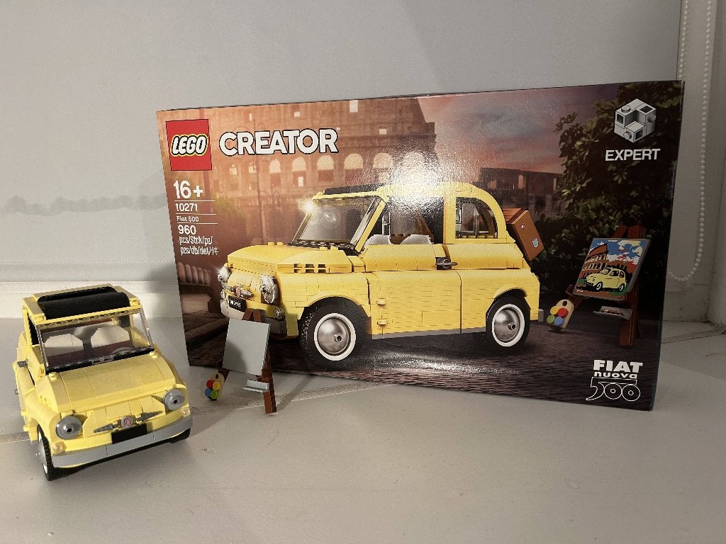 LEGO Creator Expert Fiat 500 (10271) – Compleet, Lego, Compleet, Ophalen of Verzenden, Zo goed als nieuw