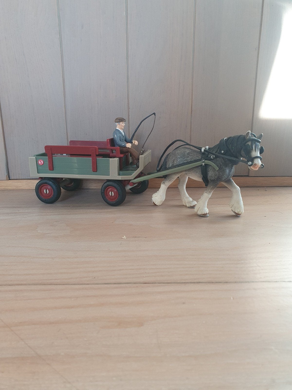 schleich boerenkar, Verzamelen, Ophalen of Verzenden, Zo goed als nieuw