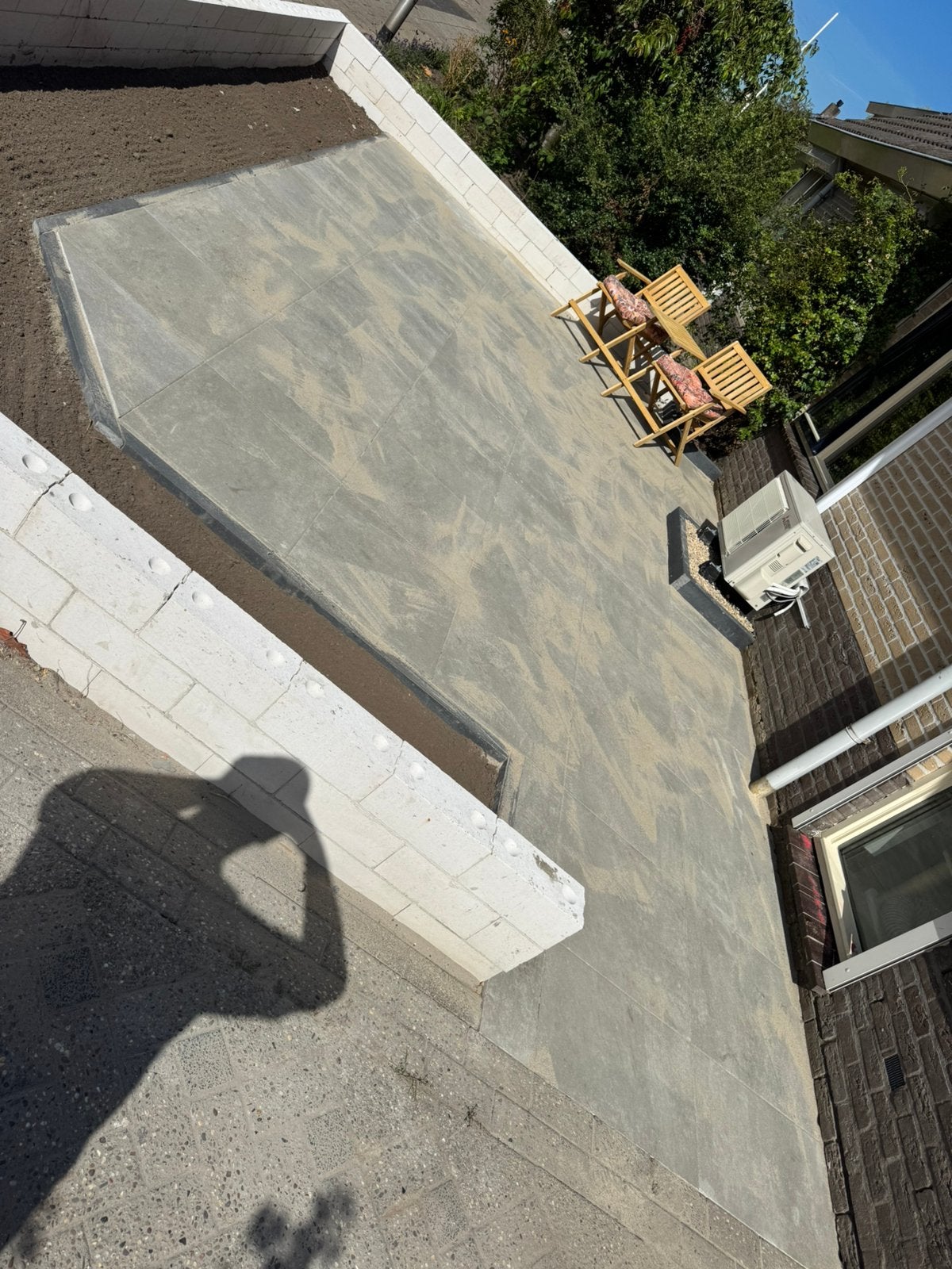 Mooie beton tegels 5cm dik 60x60.25st, Bestrating