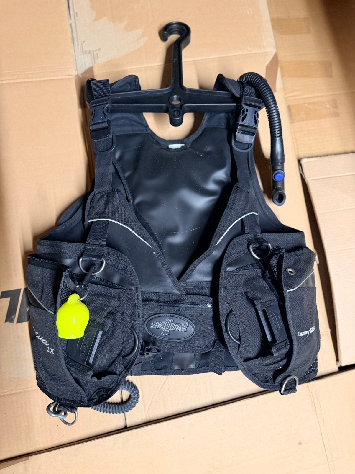 Duikuitrusting dames trimvest octopus 7 mm dubbel wetsuit, Ophalen, Gebruikt, Duikpak