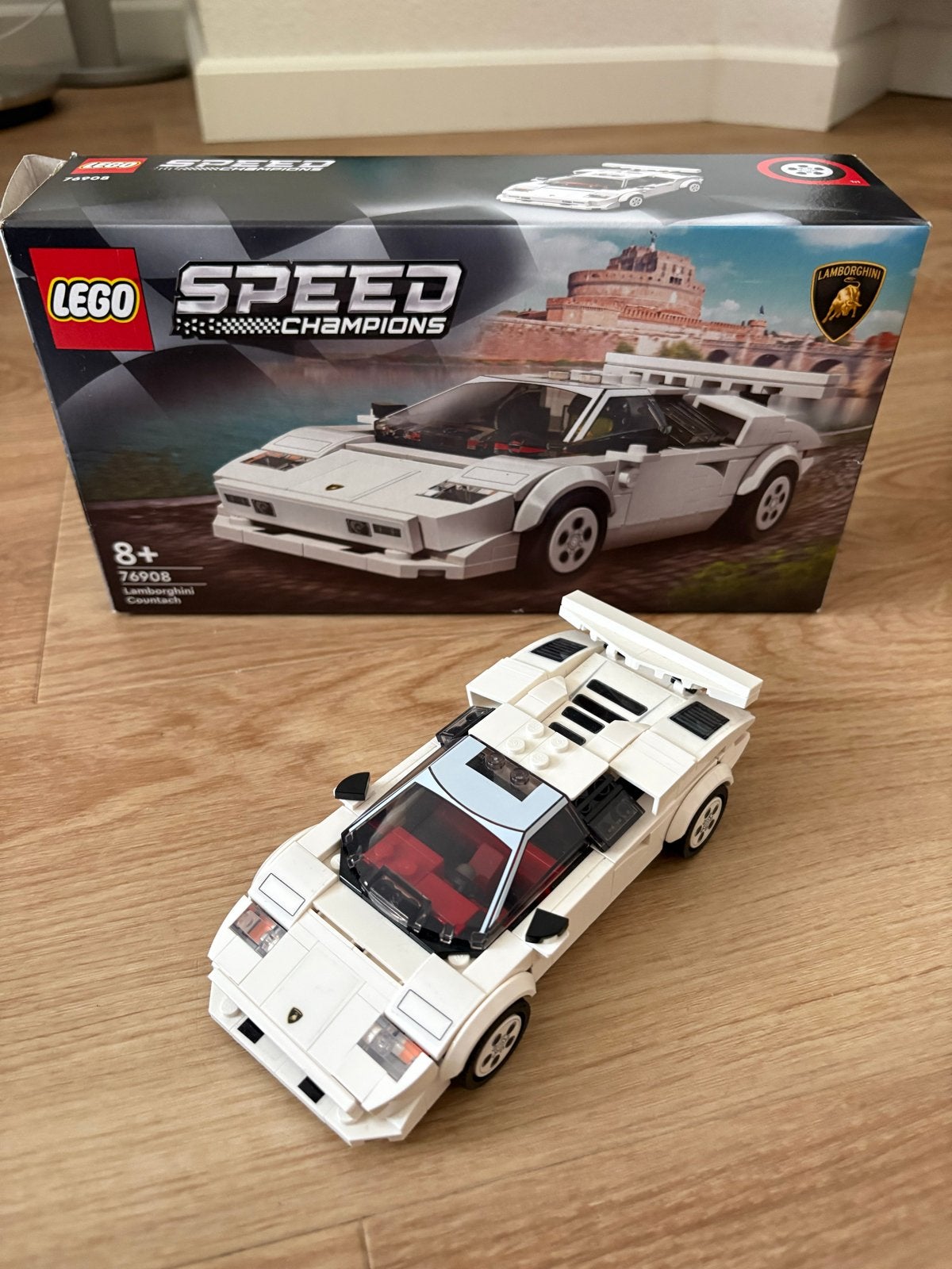 LEGO Speed Champions Lamborghini Countach 76908, Ophalen of Verzenden, Zo goed als nieuw