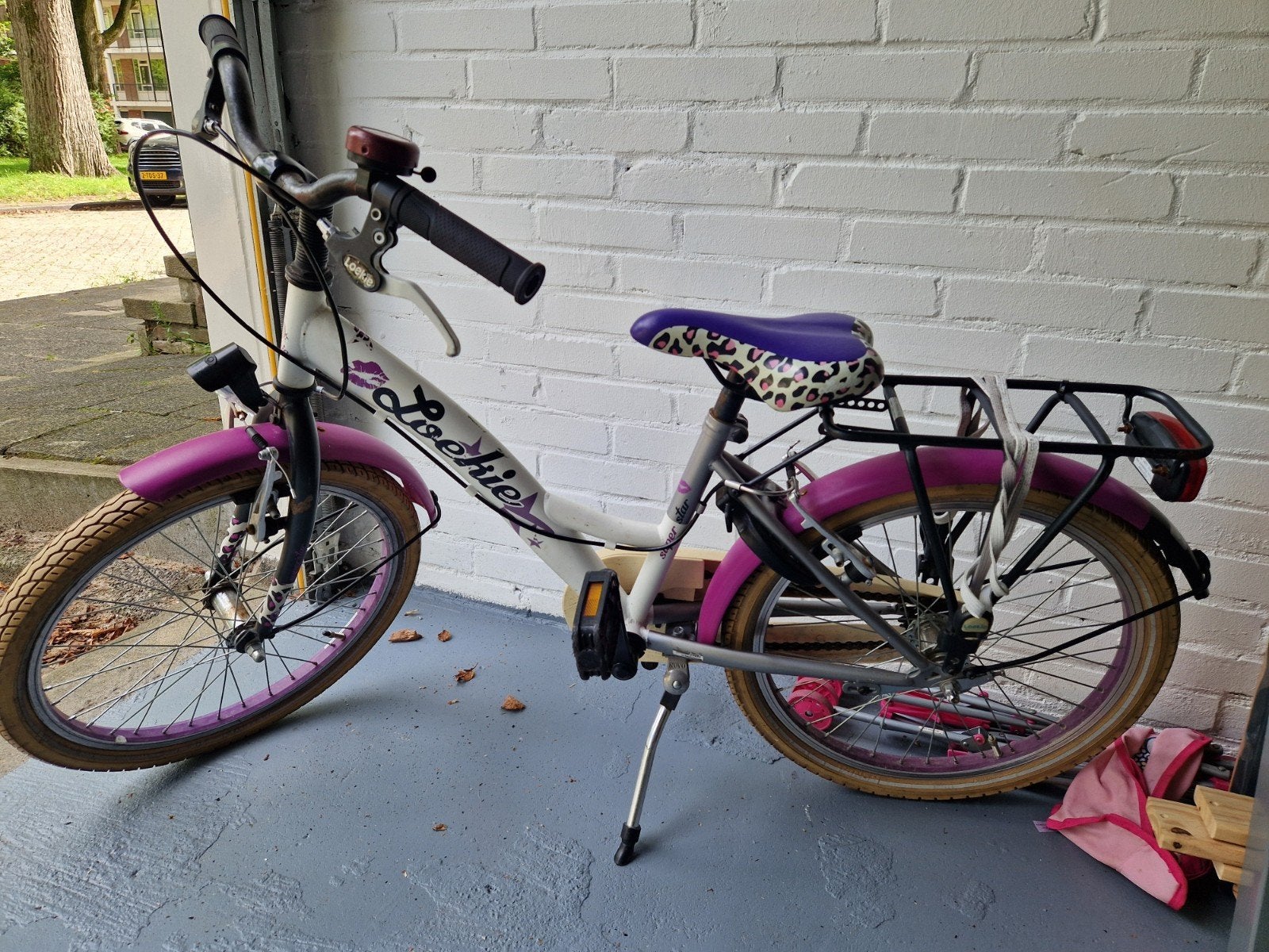 Loekie Superstar 20 inch kinderfiets met terugtraprem, Fietsen en Brommers, Ophalen of Verzenden, Gebruikt, Terugtraprem, Loekie