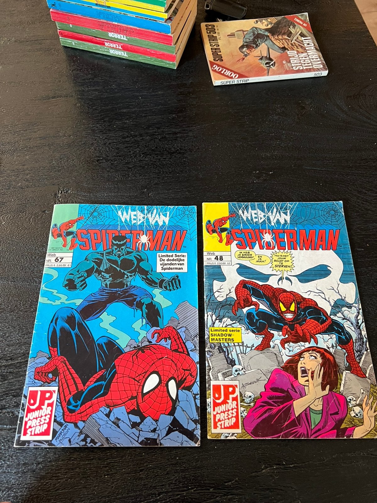 De Spiderman, Meerdere stripboeken, Ophalen of Verzenden, Gelezen