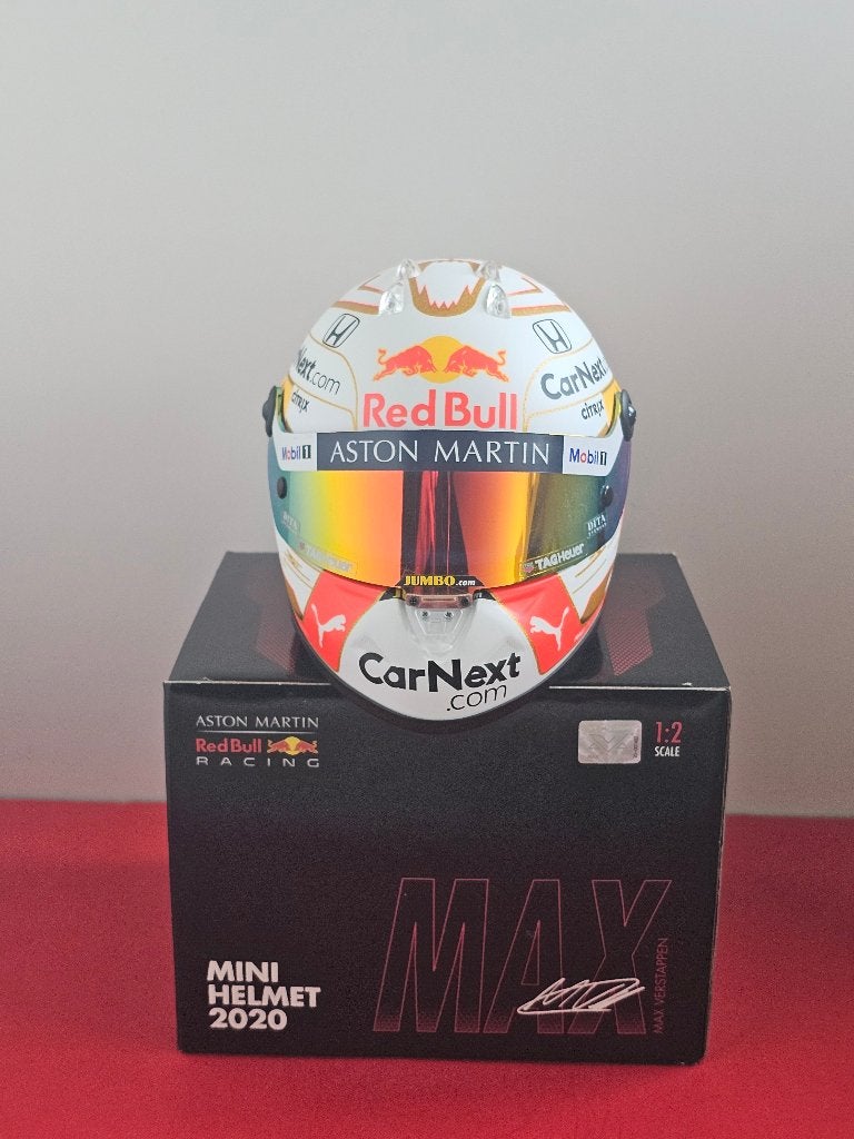 Helm 1:2, M. Verstappen 2020, Red Bull Edition. <<NIEUW>>, Ophalen of Verzenden, Nieuw, Formule 1