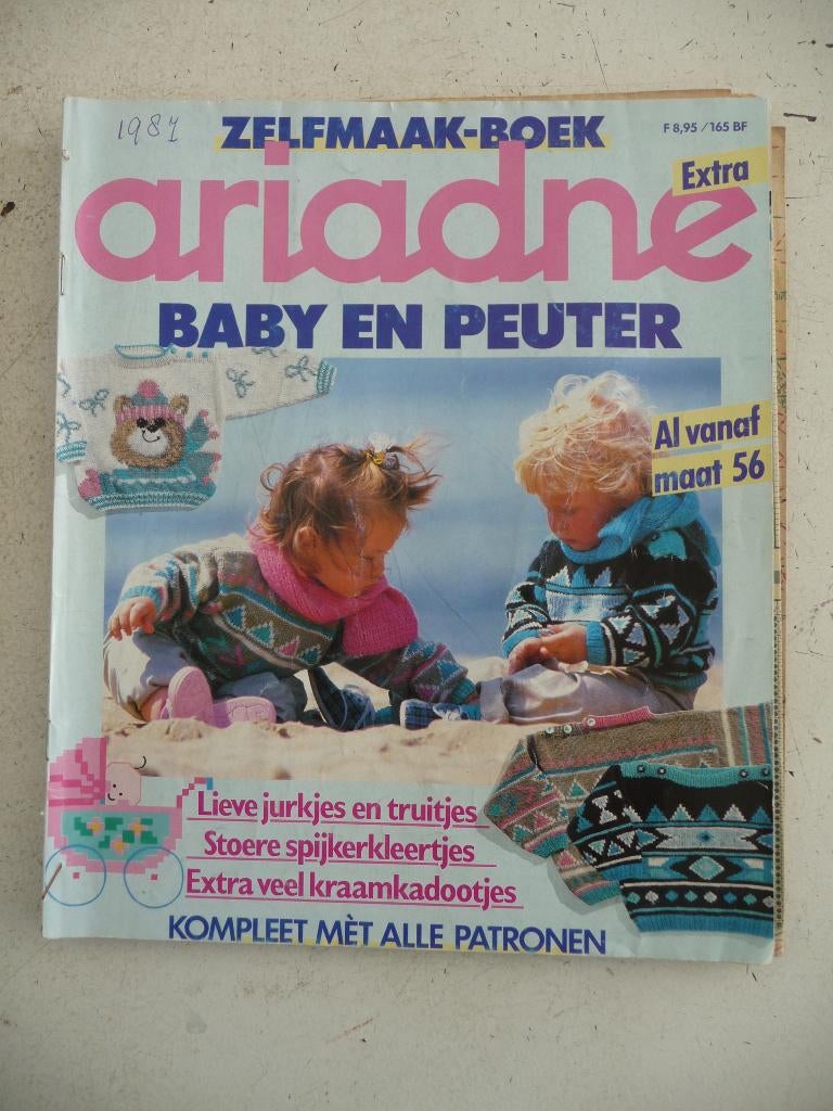 2 x Ariadne baby en peuter en 1 x knippie baby., Ophalen of Verzenden, Gebruikt, Breien of Haken, Patroon of Boek