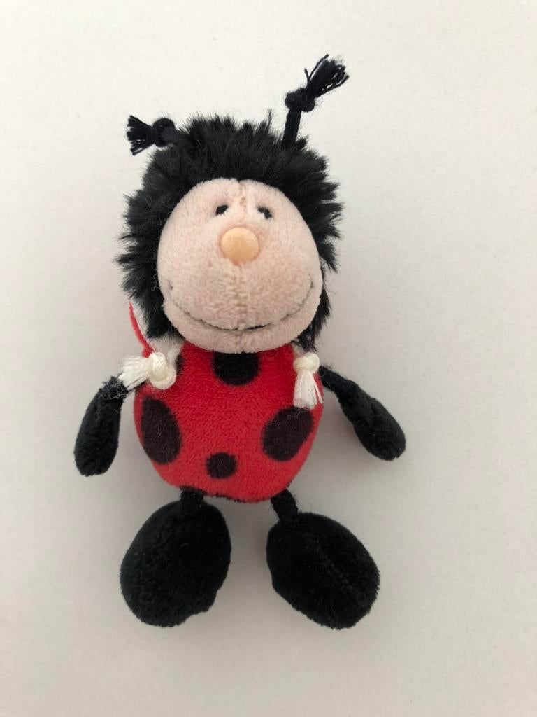 Nici Lieveheersbeestje knuffeltje (sleutelhanger), Ophalen of Verzenden, Zo goed als nieuw, Overige typen
