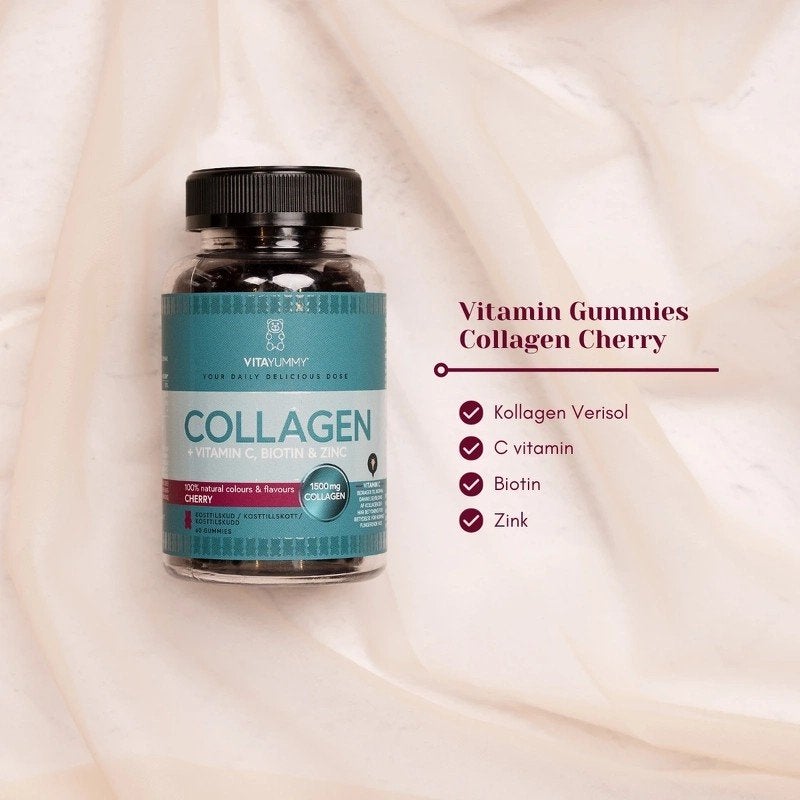 3 potten Vitayummy Collagen cherry / collageen kers, Diversen, Ophalen of Verzenden
