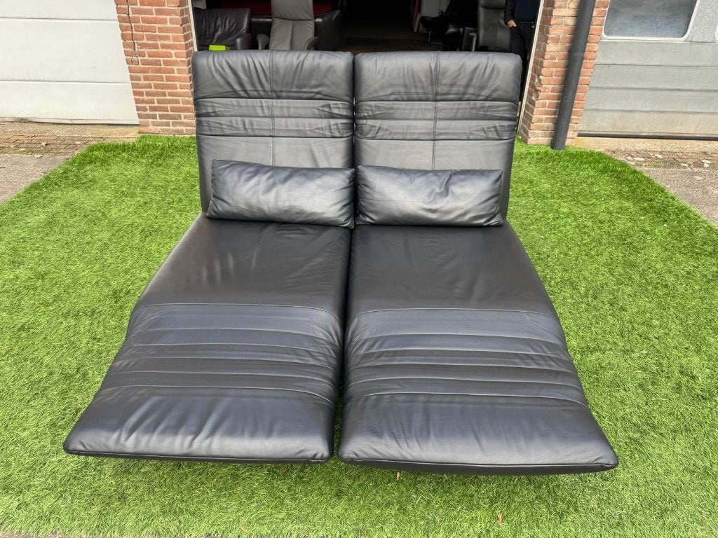 Rolf Benz PLURA multifunctionele design relax leren bank, Ophalen, Geen, Pahest@hotmail.nl, Design