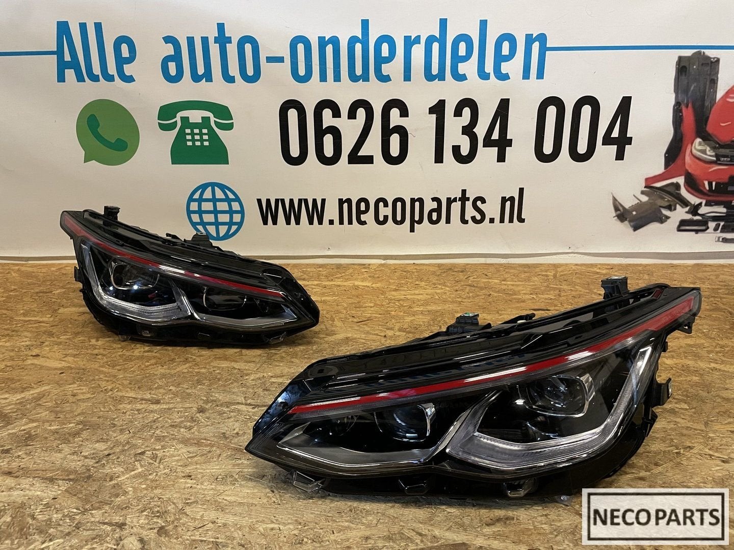 VW GOLF 8 GTI VOL LED KOPLAMPEN ORIGINEEL IQ LIGHT KOPLAMP, Gebruikt, -, Volkswagen, -