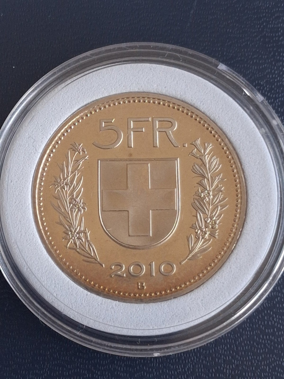5 frank zwitserland 2010, Ophalen of Verzenden, Overige landen