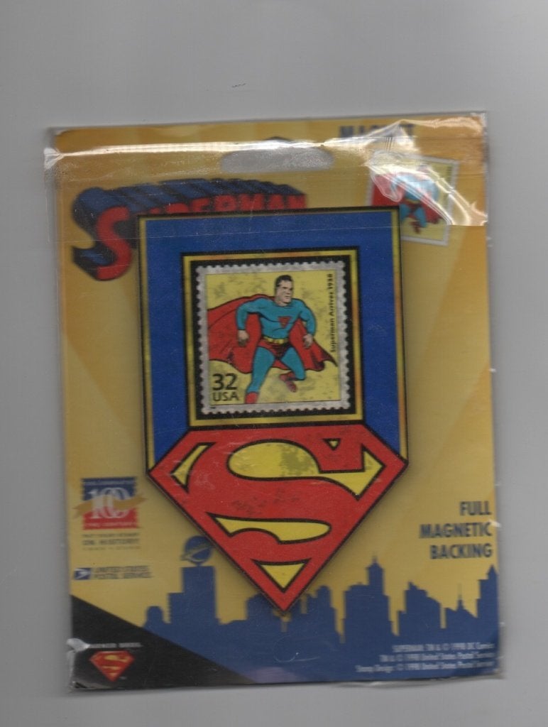 Superman magneet, in originele verpakking, Verzamelen, Stripfiguren, Ophalen of Verzenden, Superheld, Zo goed als nieuw, Gebruiksvoorwerp