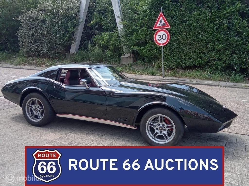 Chevrolet Corvette Stingray | 1974 | Route 66 Auctions, Overige carrosserieën, Chevrolet, Zwart, Bedrijf