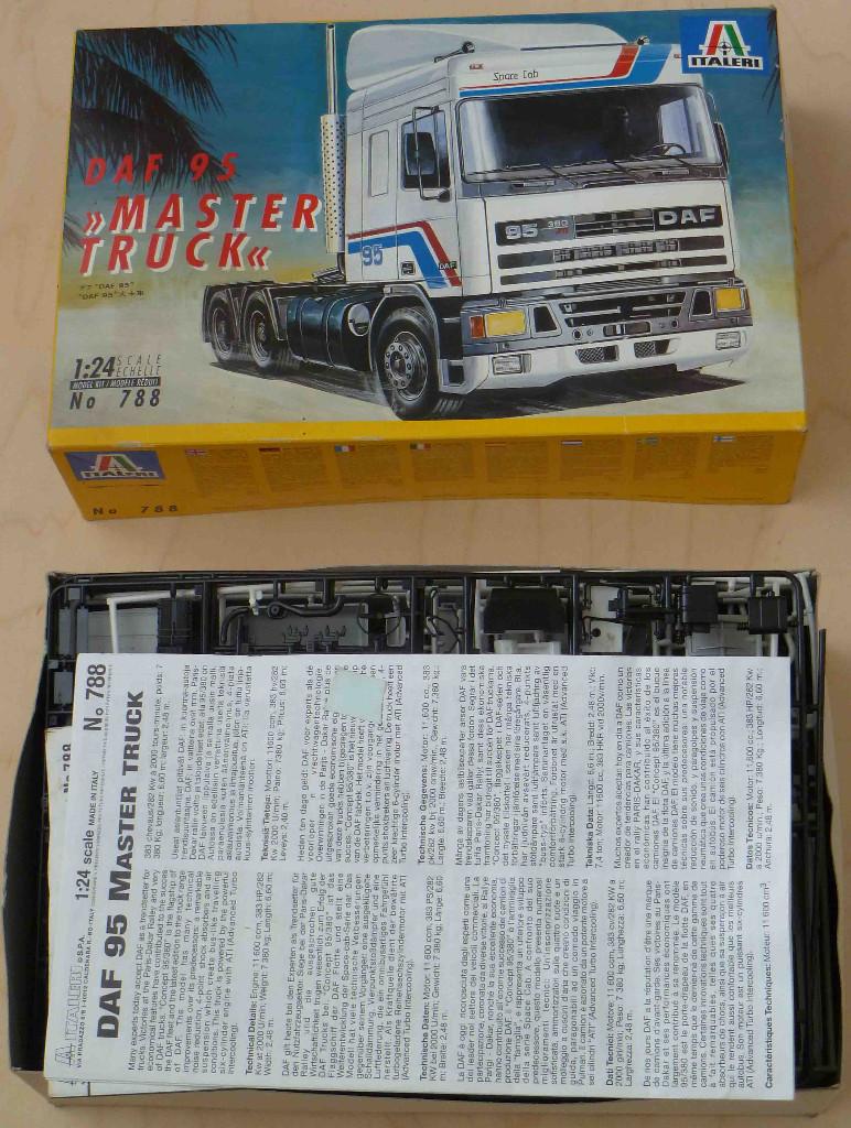 Daf Master Truck (Italeri), 1:50 of kleiner, Italeri, Ophalen of Verzenden, Zo goed als nieuw