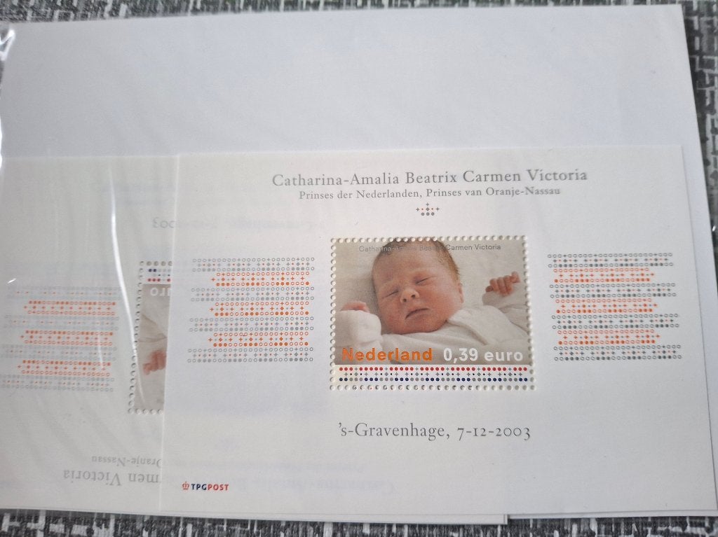 Postzegels Geboorte  prinses Amalia, Ophalen of Verzenden, Postfris
