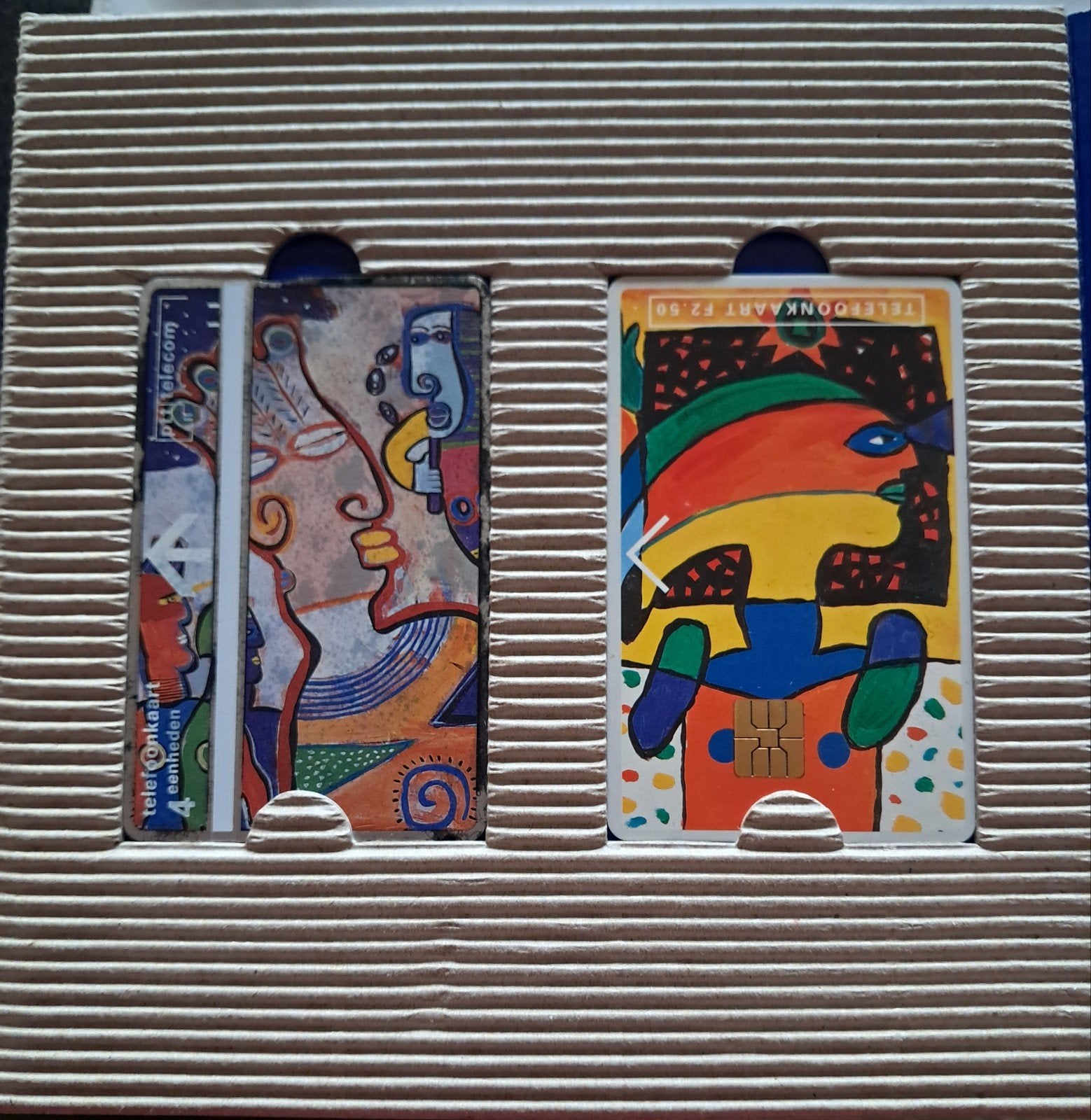 Clemens Briels Telefoonkaarten Collectie (4 stuks), Ophalen, Nederland