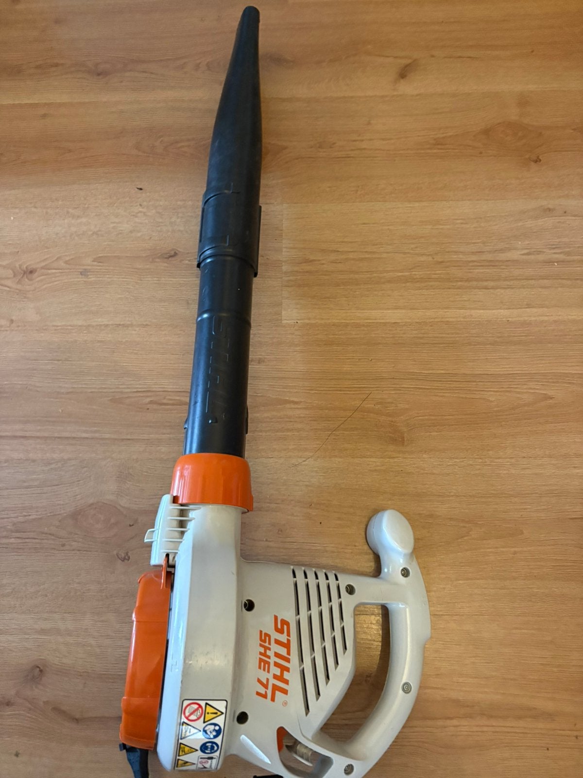 Stihl SHE 71 bladblazer, Ophalen of Verzenden, Zo goed als nieuw, Elektrisch