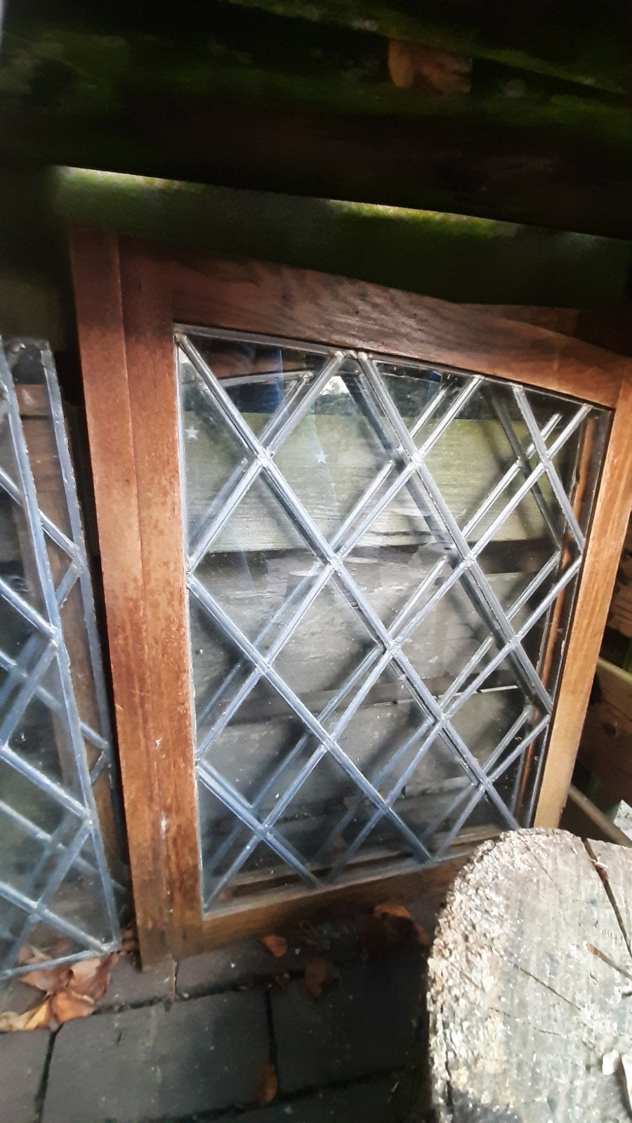 glas in lood raampjes, Doe-het-zelf en Verbouw, Ophalen, Gebruikt, Minder dan 80 cm, Overige typen