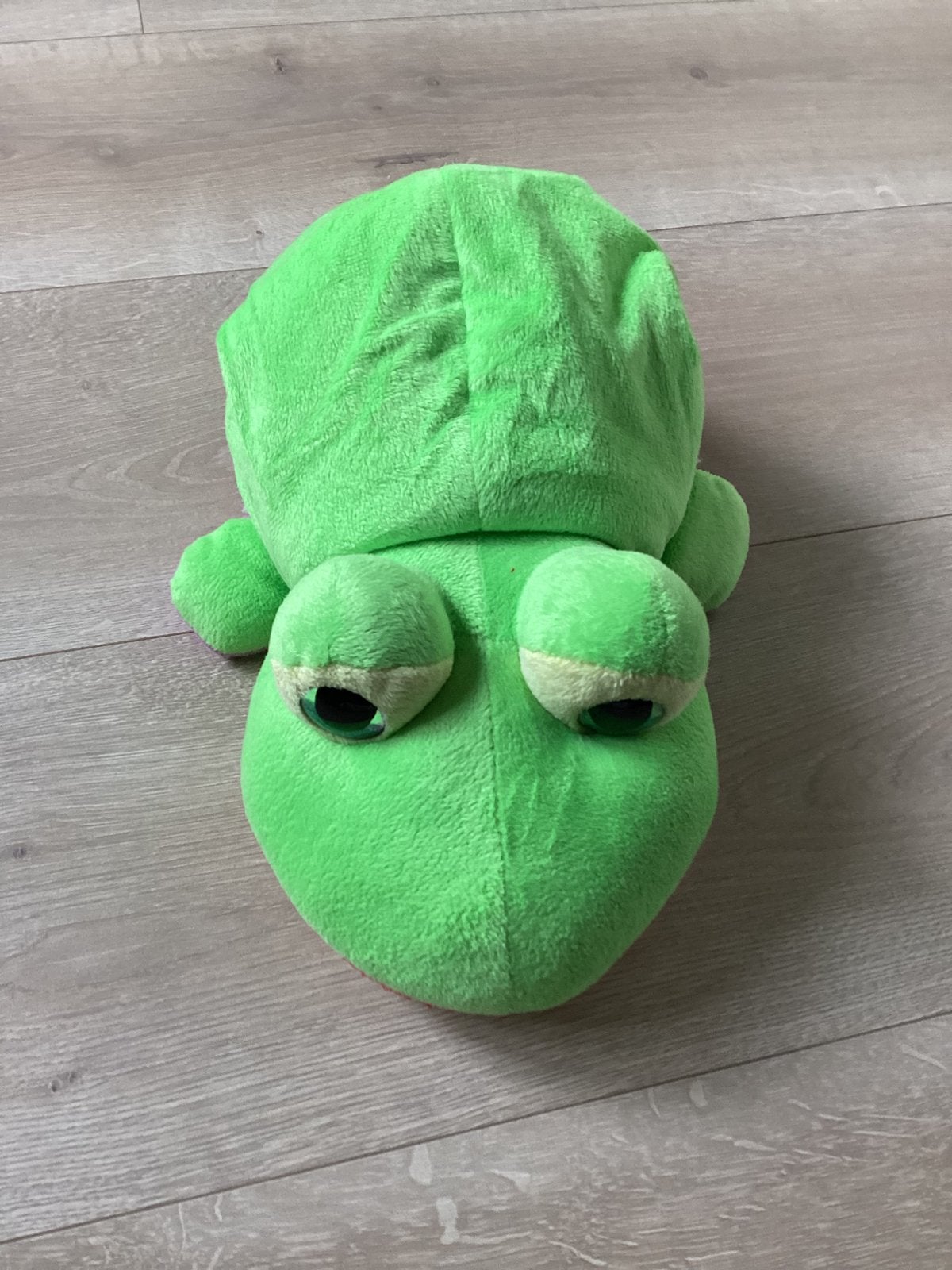 Omkeerbare knuffel eenhoorn kikker nieuwstaat, Kinderen en Baby's, Ophalen of Verzenden, Zo goed als nieuw, Kikker