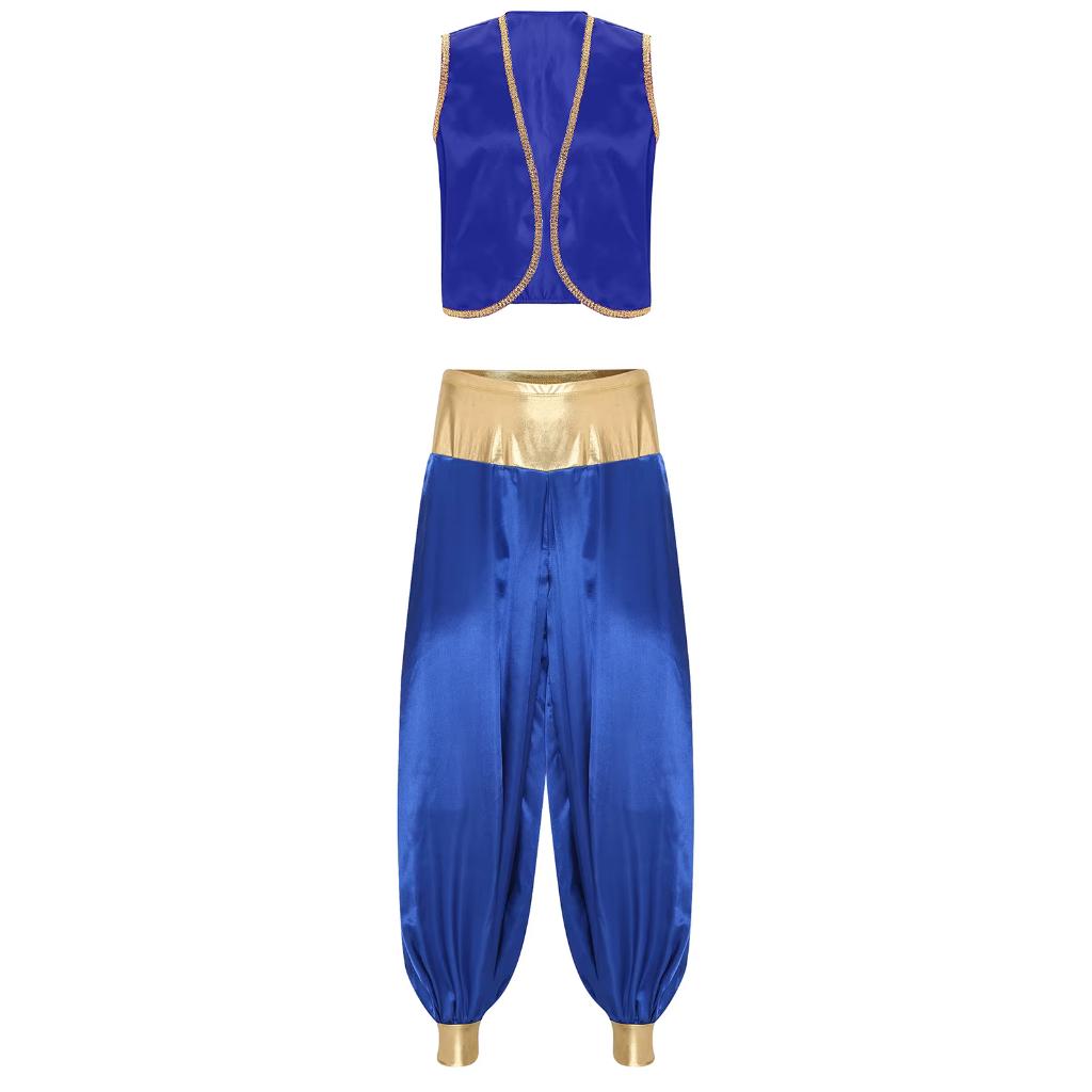 Blauw arabische prins kostuum, Verzenden, Nieuw, Overige maten, Kleding
