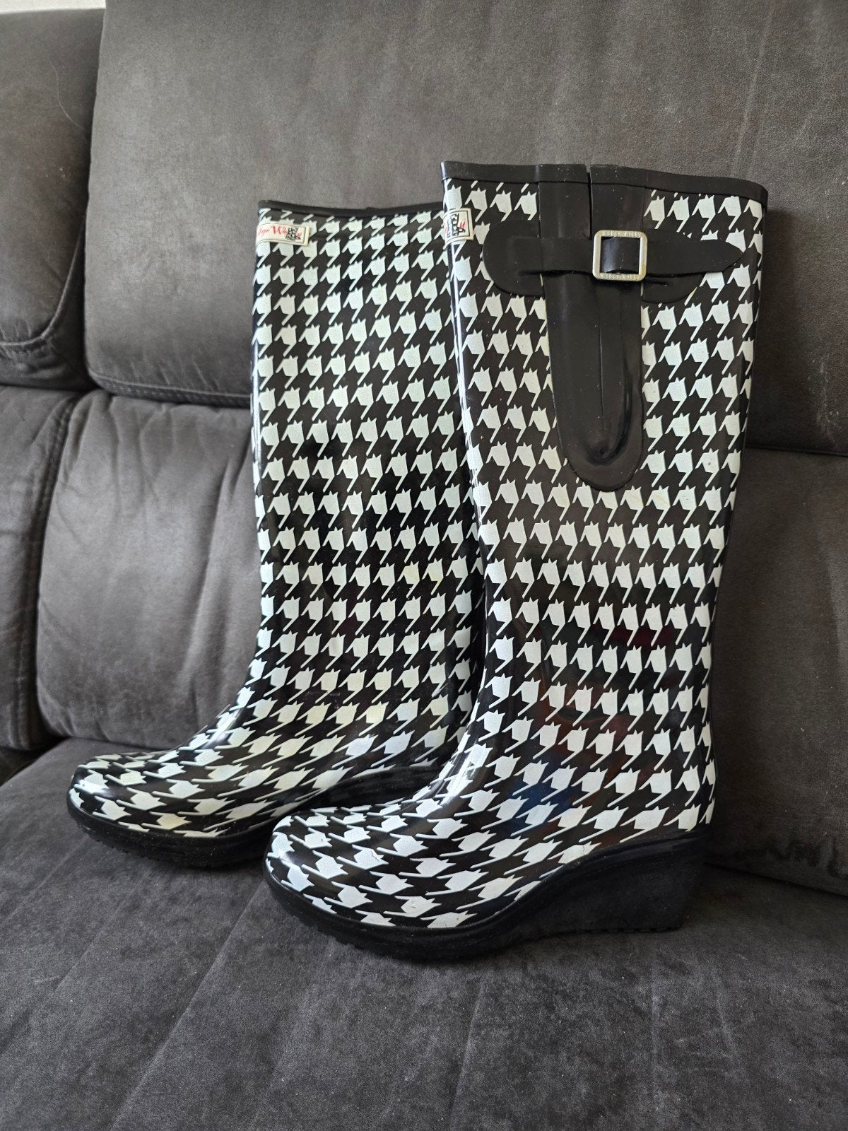 (Regen) laarzen Wedge Welly maat 38. Nieuw., Wedge Welly, Zwart, Nieuw, Ophalen of Verzenden