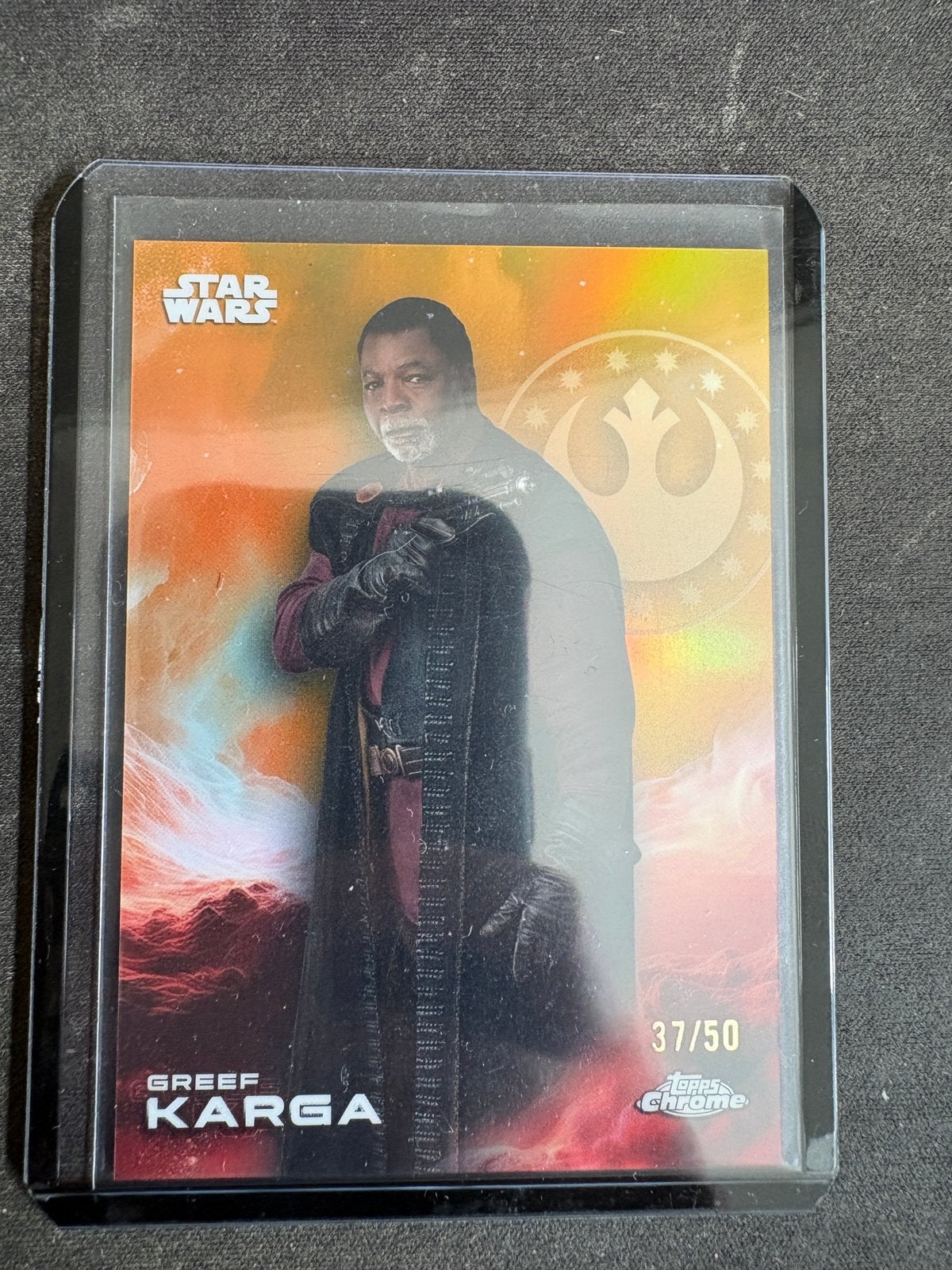 Topps Star Wars Chrome 2024 - Greef Karga /50, Verzenden, Zo goed als nieuw, Actiefiguurtje