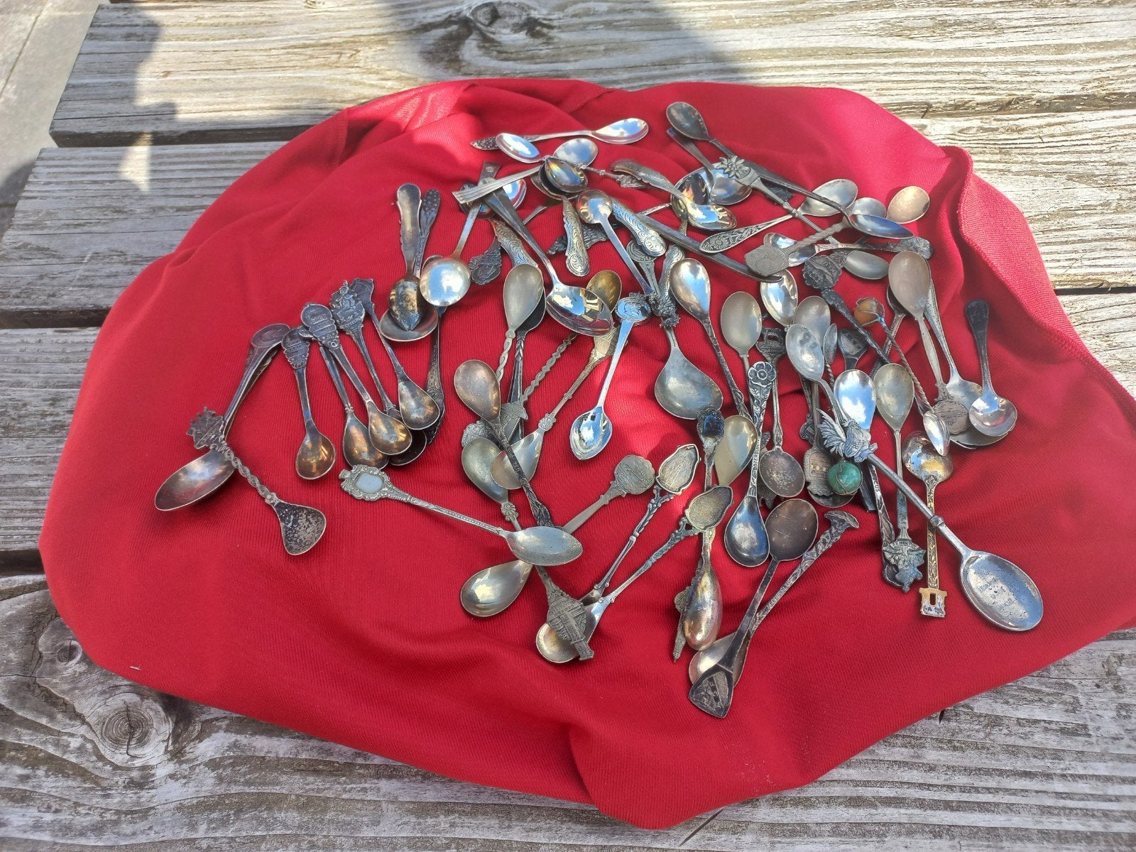 Diverse theelepeltjes - circa 70 stuks, Ophalen of Verzenden