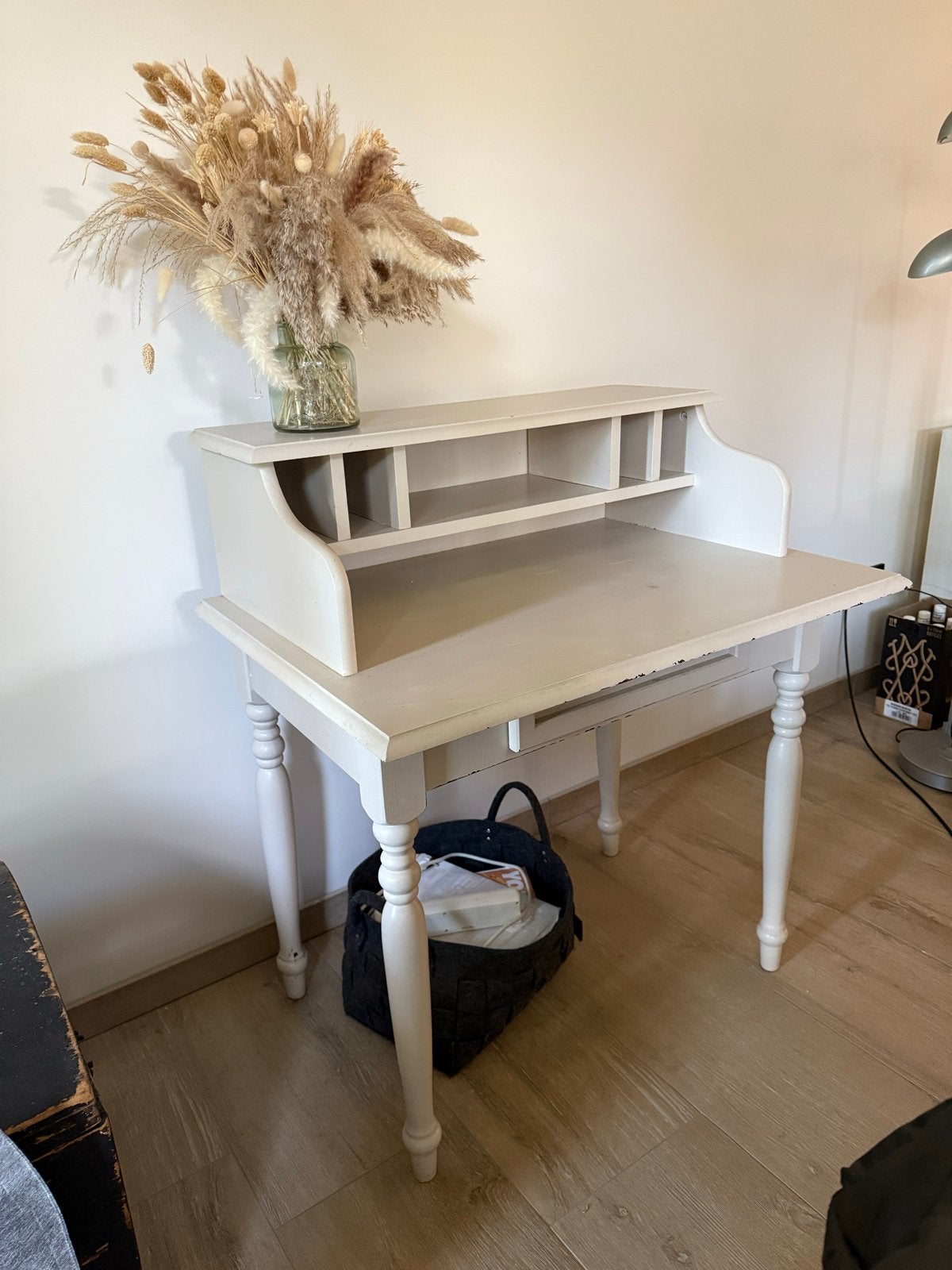 Dressoir/bureau met lade en opbergvakken, Ophalen, Met lades, Gebruikt, Bureau-kast combinatie