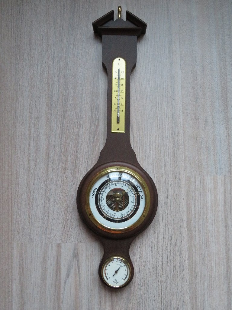 vintage barometer, Ophalen of Verzenden, Gebruikt, Barometer